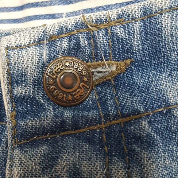 Lee Vintage Womens Jeans 16P High Rise Tapered Leg Faded Blue Medium Wash USA - Picture 4 of 6